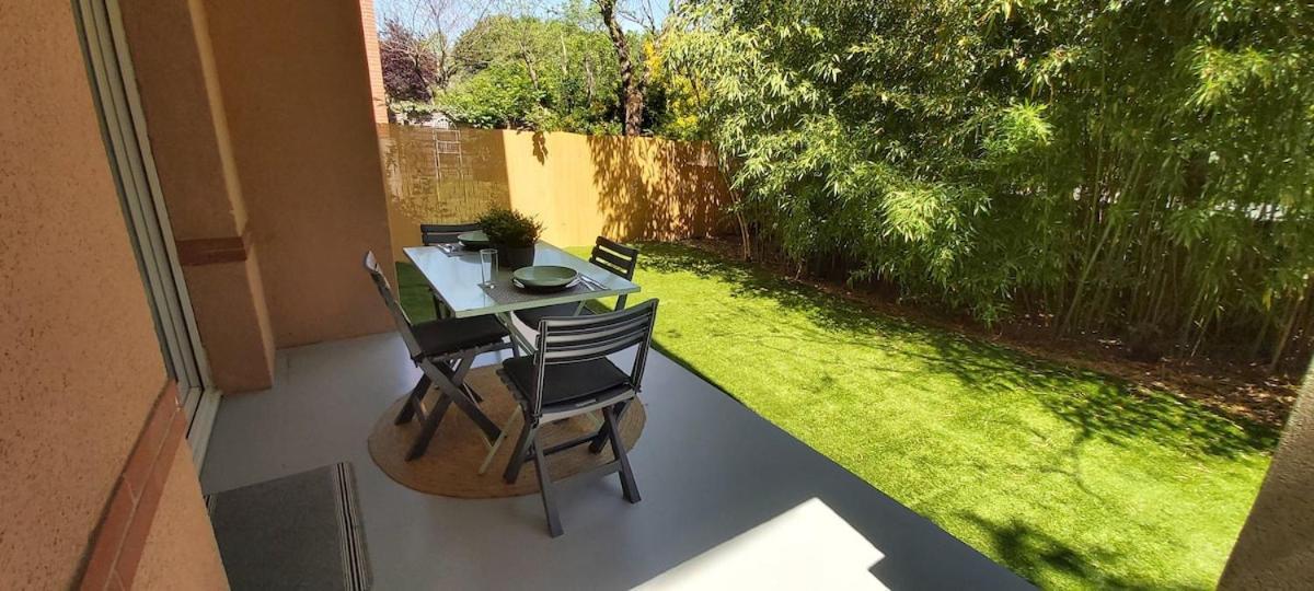 Appartamento Les Capitouls - avec piscine, parking&jardin privé ! Tolosa Esterno foto